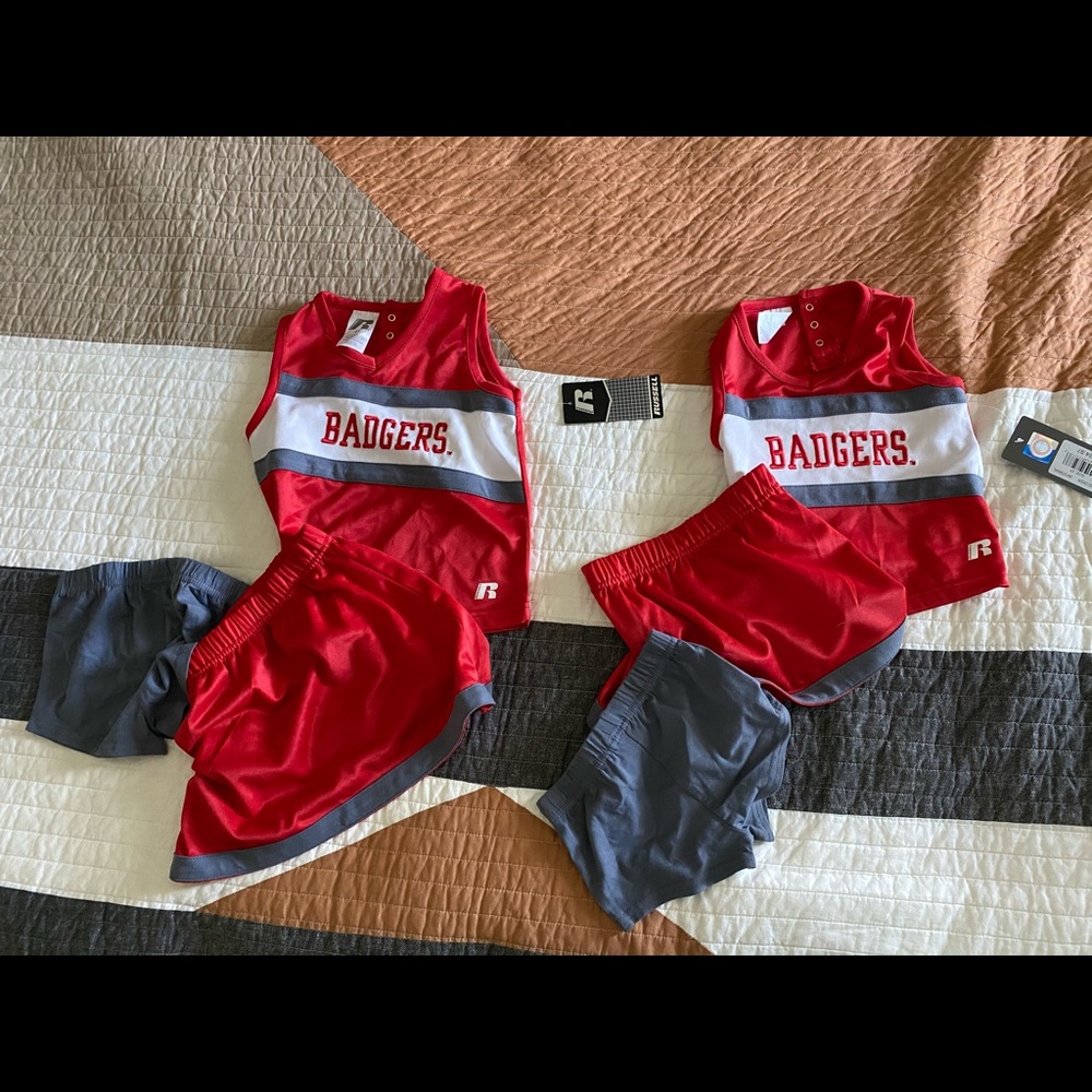 Kids WI Badger cheerleader outfit